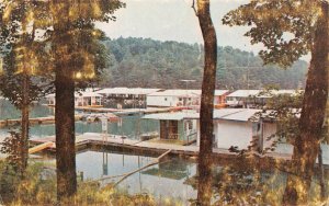 LAKE CITY, Tennessee TN ~  LINDSAY MILL MARINA  Houseboats  ROCKY TOP  Postcard