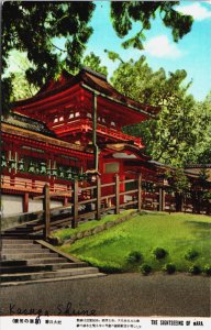 Japan Nara Kasuga Shrine Vintage Postcard C156