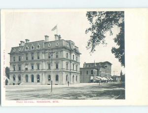 Pre-1907 POST OFFICE Madison Wisconsin WI A3564