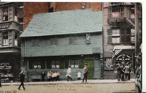 America Postcard - Home of Paul Revere, 1770-1800, Boston, Massachusetts - 2932A