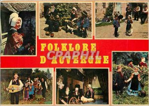 Postcard Modern Folklore Auvergne