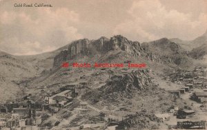 AZ, Kingman, Arizona, Gold Road, Bird's Eye View of Mining Camp, Fred Harvey