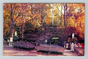 Euclid OH-Ohio, National Shrine Of Our Lady Of Lourdes Vintage Chrome Postcard