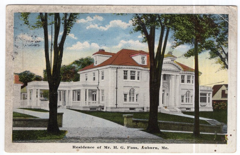 Auburn, Me., Residence of Mr. H. G. Foss