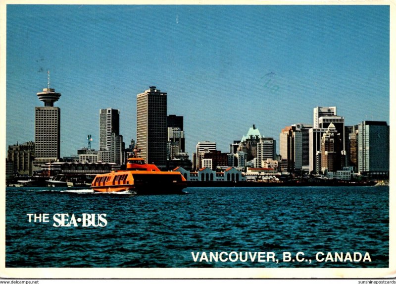 Canada Vancouver The Sea Bus 1981