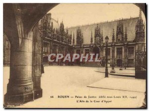 Old Postcard Rouen Courthouse wing of the Court of Appeal