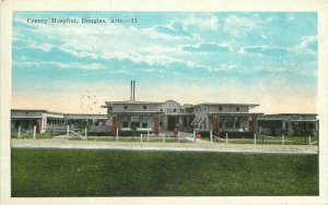 Douglas Arizona 1940s County Hospital #11 Kropp Postcard 21-10656