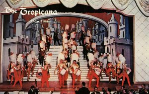 HOTEL TROPICANA Show Time Las Vegas, NV Showgirls Casino c1960s Vintage Postcard