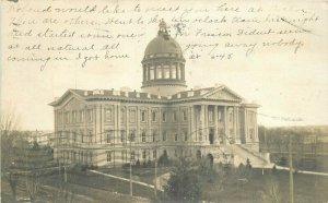 Oregon Old State Capitol Salem RPPC Photo Postcard 21-4466