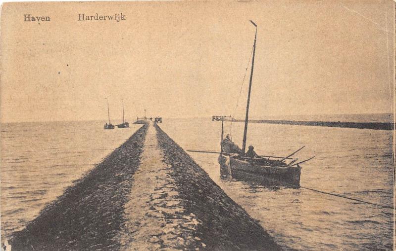 B92994 haven harderwijk ship bateaux netherlands