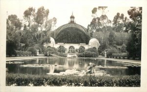 Postcard RPPC California San Diego Horticultural Building Balboa Park 23-1982