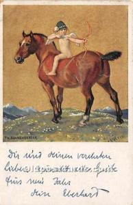 Archery Artist TH Bohnenberger Postal used unknown 