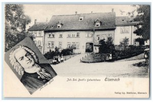 c1905 Joh. Seb. Bach's Photo Birthplace Eisenach Germany Antique Postcard
