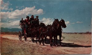 The Old Stagecoach of the West Postcard PC268