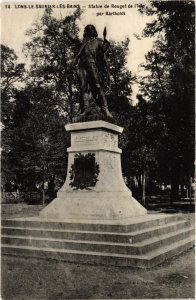 CPA Lons le Saunier Statue de Rouget de l'Isle (1265231)