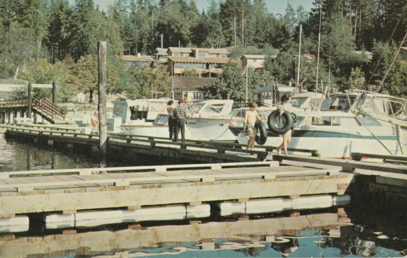 BEDWELL, British Columbia,1956; Harbour & Resort, South Pender Island #2