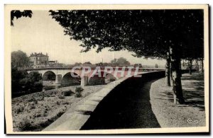 Montelimar - The Stone Bridge - Old Postcard