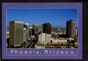 AZ View Downtown Skyline Phoenix Arizona Postcard