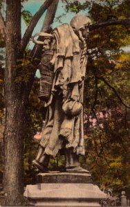 New York Castile Letchworth State Park Mary Jamison Monument Handcolored Albe...