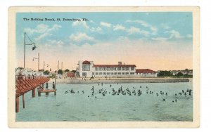 FL - St. Petersburg Beach. The Bathing Beach ca 1919