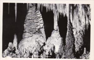 New Mexico The Temple In Big Room Carlsbad Caverns National Park Real Photo