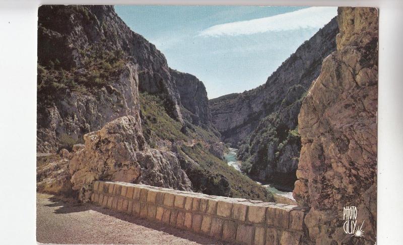 BF21380 gorges du verdon un des sites ;les plus grandi  france  front/back image