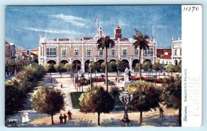 HAVANA, CUBA ~ Tuck Oilette PRESIDENT'S PALACE Plaza c1910s   Postcard