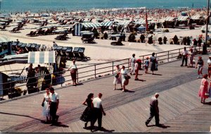 New Jersey Atlantic City Chalfonte-Haddon Hall Beach Cabanas  and Boardwalk 1968