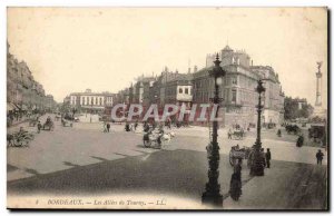 Bordeaux Old Postcard The aisles Tourny