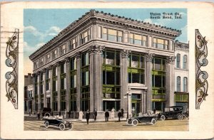 Postcard Union Trust Company in South Bend, Indiana