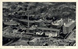 Reidsville Plant, North Carolina, USA Tobacco Unused 