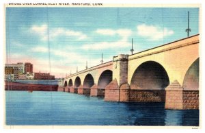 Connecticut Hartford ,  Bridge over CT river
