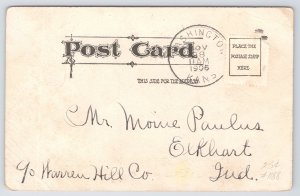 Comics~Man Hanging Over Shark A Lo(ne)an Shark~Vintage Postcard