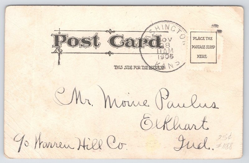 Comics~Man Hanging Over Shark A Lo(ne)an Shark~Vintage Postcard