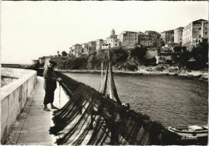 CPM Bastia Sechage des Filets sur le Mole Genois CORSICA (1078953)