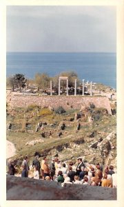 Ruins of Roman Temple, Non Postcard Backing, Byblos, Lebanon Postcard writing...