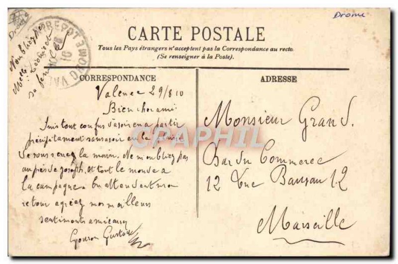 Postcard Ancient Ruins Valencia Crussol