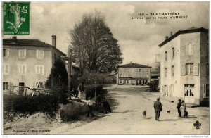 CPA St-ANTHEME Arrivée par la route d'Ambert (722070)