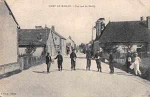 Camp de Mailly France Street Scene Antique Postcard (J38425)