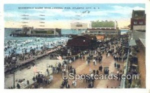 Boardwalk, Central Pier in Atlantic City, New Jersey