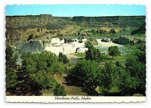 Shoshone Falls Idaho Continental Aerial View Postcard