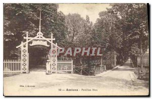 Old Postcard Amiens Blue Flag