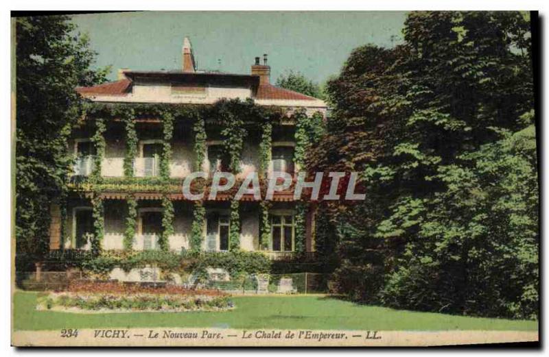 Old Postcard Vichy New Park Chalet De L & # 39Empereur