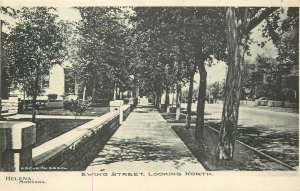 Postcard C-1910 Montana Helena Ewing Street looking North Curtin 23-12413