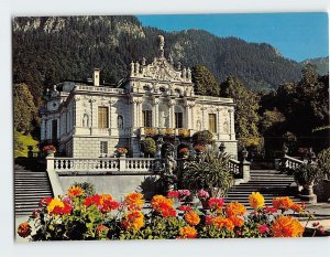 Postcard Royal Castle of Linderhof, Ettal, Germany