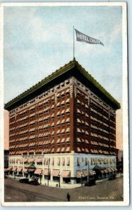 SCRANTON, Pennsylvania PA    HOTEL CASEY  ca 1920s   Postcard