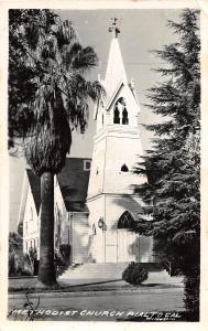 C41/ Rialto California Ca Postcard Real Photo RPPC 1963 Methodist Church