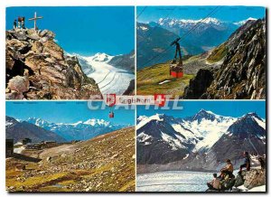 Modern Postcard Eggishorn Fiesch ob Jungfraugebiet