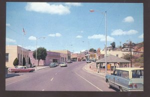 TRUTH OR CONSEQUENCES NEW MEXICO NM DOWNTOWN STREET SCENE OLD CARS POSTCARD