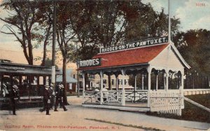 Pawtuxet Rhode Island waiting room Rhodes-on-the-Pawtuxet antique pc ZD549382